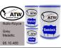 Preview: Rolls-Royce, Grey Metallic, 95.10.485: 500ml Lackdose + 500ml Klarlack + 250ml Härter - Set, von ATW Autoteile West.